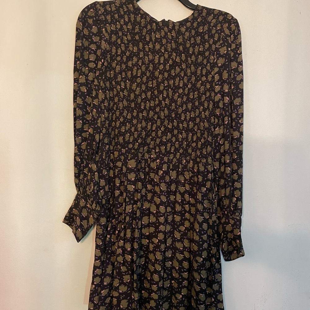 French Connection Ingrid Collette Smocked Crepe Dress